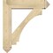 Ekena Millwork Imperial Arts and Crafts Rough Sawn Bracket w/ Offset Brace, Douglas Fir, 8"W x 34"D x 38"H BKT0806X34X38IMP03RDF - alternate 4